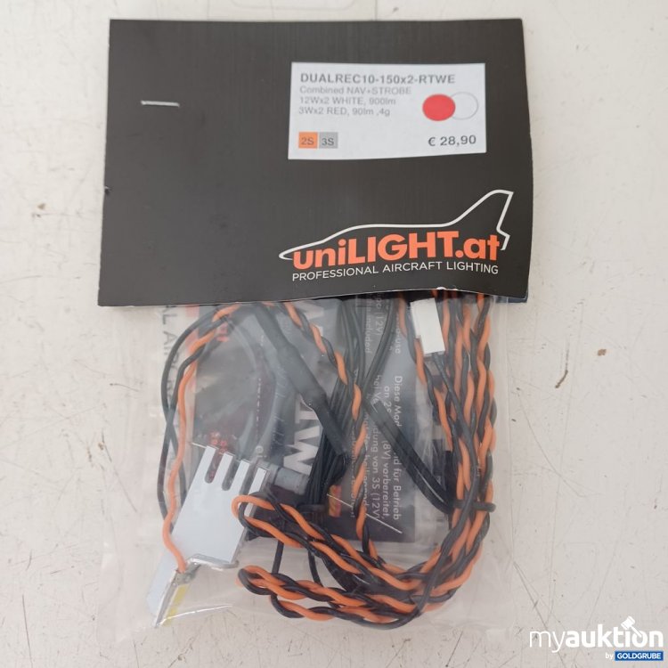 Artikel Nr. 976630: uniLIGHT DUALREC10-150x2-RTWE Combined NAV+STROBE 4g