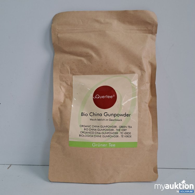 Artikel Nr. 816631 Artikel Nr. 816631: Quertee Bio China Gunpower Grüner Tee 200g