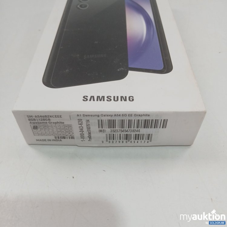 Artikel Nr. 868631 Artikel Nr. 868631: Samsung Galaxy A54 5G SM-A546BZKCEEE 8GB|128GB Awesome Graphite