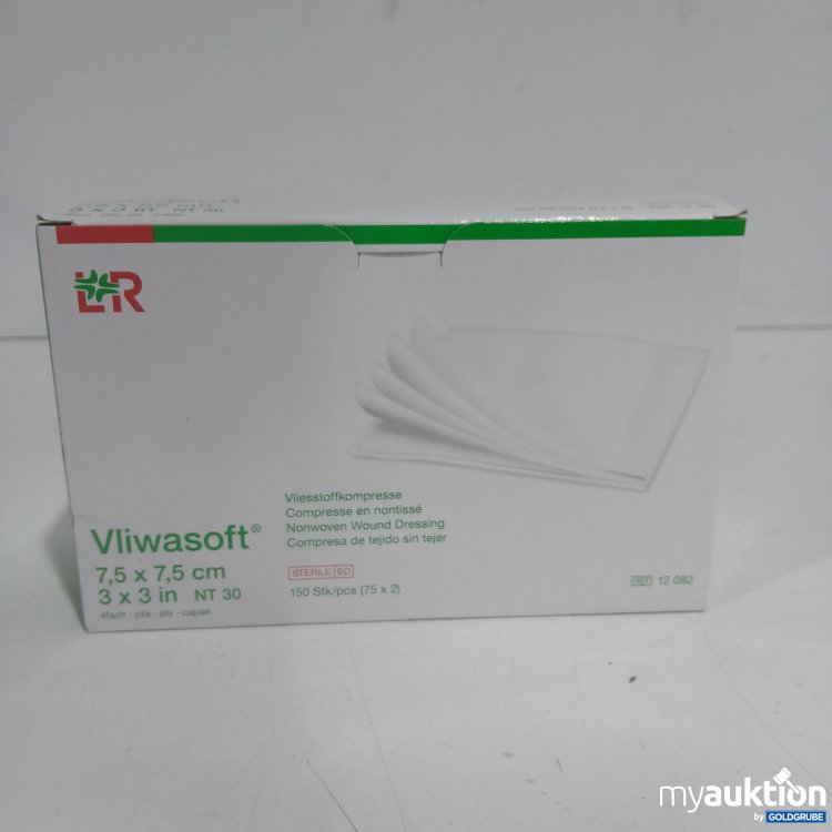 Artikel Nr. 885631: LR Vliwasoft Vliesstoffkompresse 7,5x7,5cm 150Stk