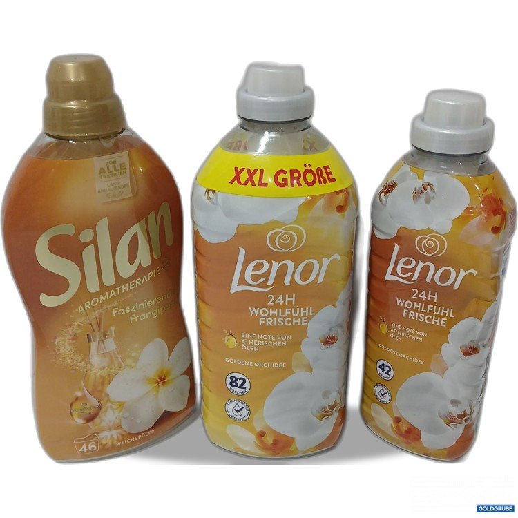 Artikel Nr. 954631: Set Weichspüler Silan 1x 1012ml, Lenor 1x 1722ml & Lenor 882ml Goldene Orchidee 