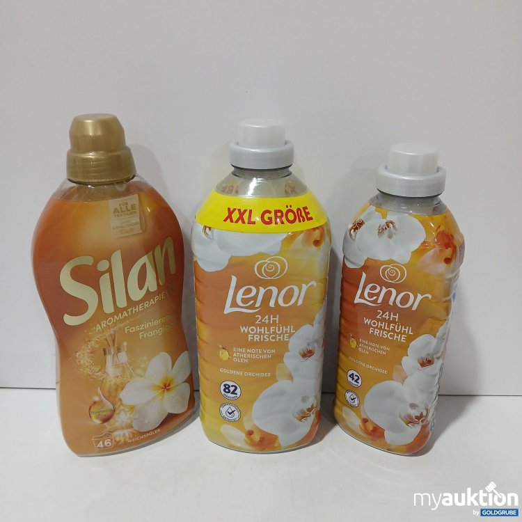 Artikel Nr. 954631: Set Weichspüler Silan 1x 1012ml, Lenor 1x 1722ml & Lenor 882ml Goldene Orchidee 