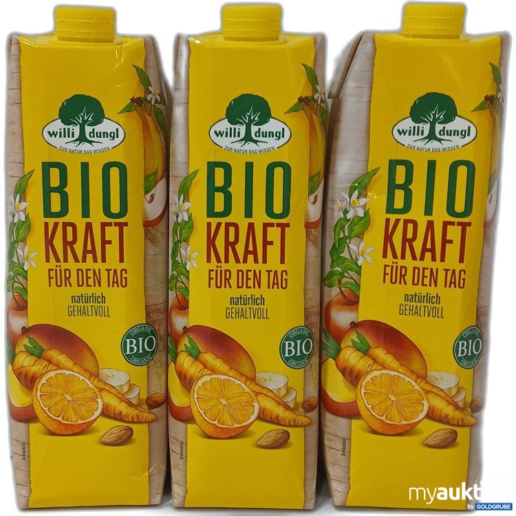Artikel Nr. 958631: Willi Dungl Bio Kraft für den Tag 3×1L
