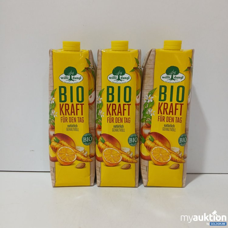Artikel Nr. 958631: Willi Dungl Bio Kraft für den Tag 3×1L