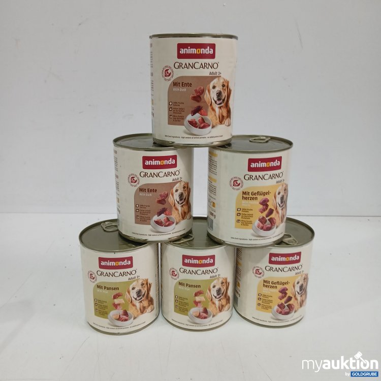 Artikel Nr. 961631: Animonda GranCarno diverse Sorten 6x800g 