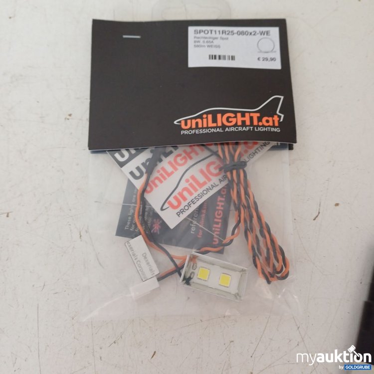 Artikel Nr. 976631: uniLIGHT SPOT11R25-060x2-WE LED Spotlicht 6W
