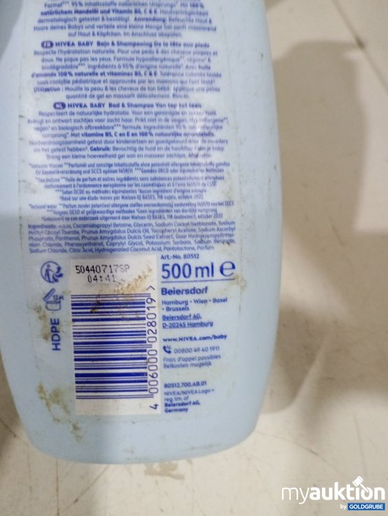 Artikel Nr. 980631: NIVEA BABY Bad & Shampoo Kopf bis Fuß
