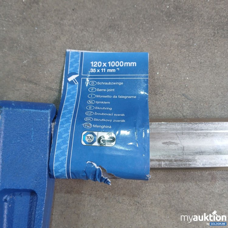 Artikel Nr. 982631: Schraubzwinge 130×1000mm