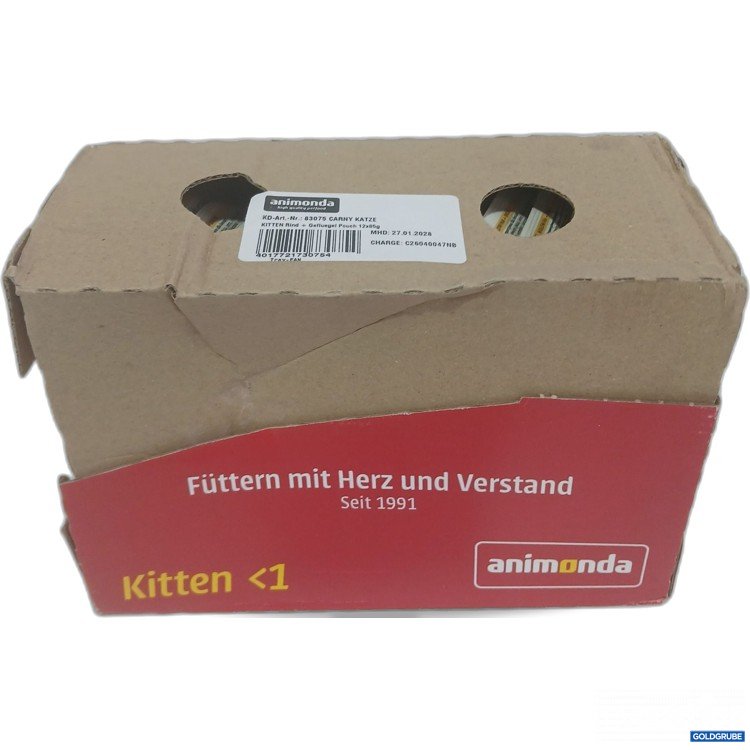 Artikel Nr. 984631: Animonda Kitten Rind + Geflügel 85g 12Stk