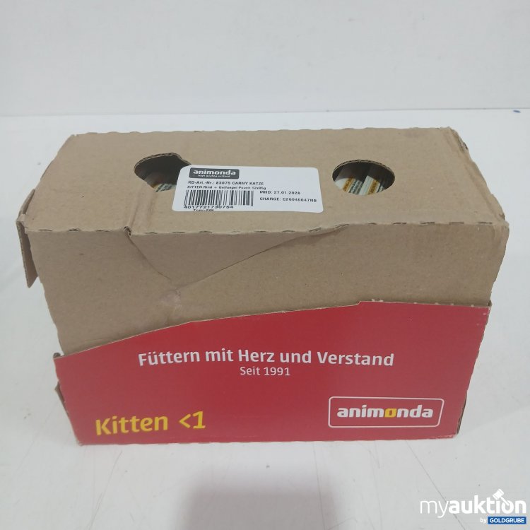 Artikel Nr. 984631: Animonda Kitten Rind + Geflügel 85g 12Stk