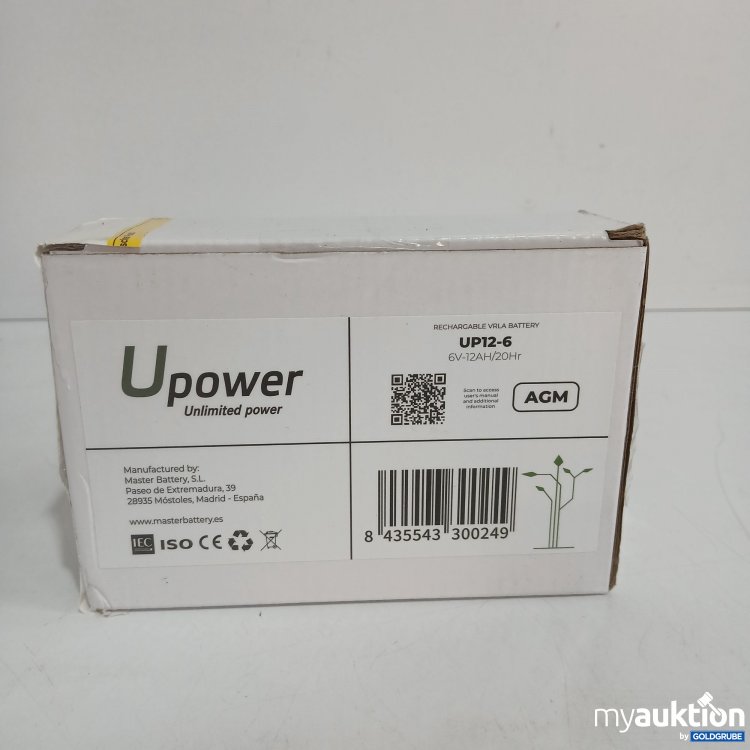 Artikel Nr. 855632 Artikel Nr. 855632: UPower Rechargeable VRLA Battery UP12-6