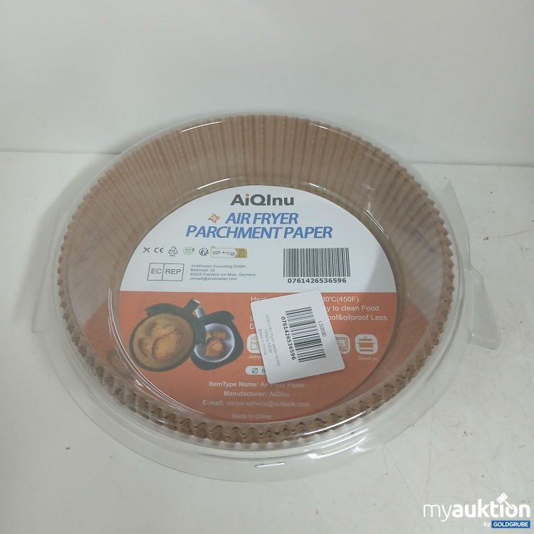 Artikel Nr. 912632 Artikel Nr. 912632: AiQlnu Air Fryer Parchment Paper 100 Stück