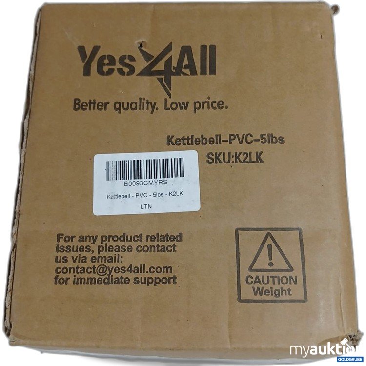 Artikel Nr. 932632: Yes4All Kettlebell PVC 5 lbs
