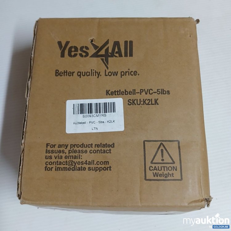 Artikel Nr. 932632: Yes4All Kettlebell PVC 5 lbs