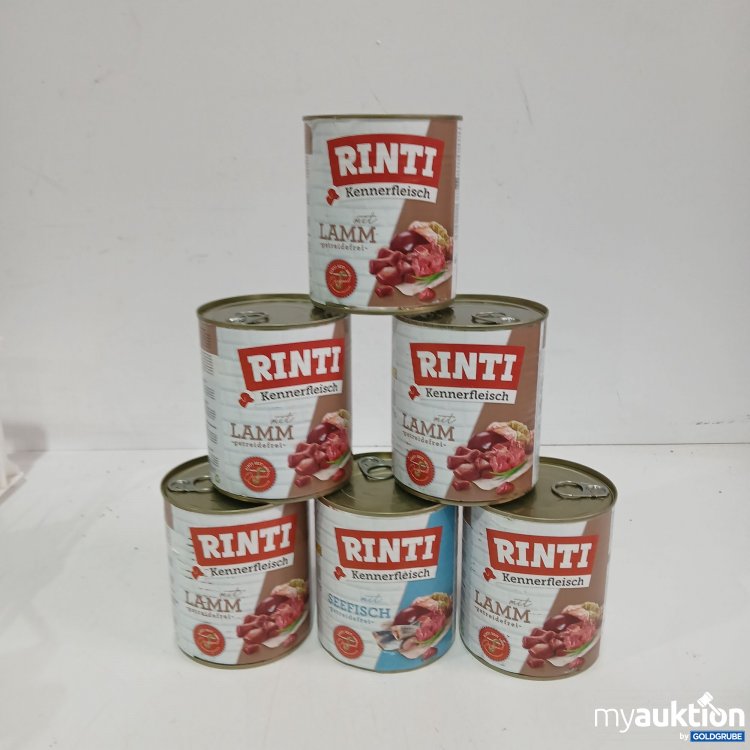 Artikel Nr. 961632: Rinti Kennerfleisch  Lamm und Seefisch 6x 800g