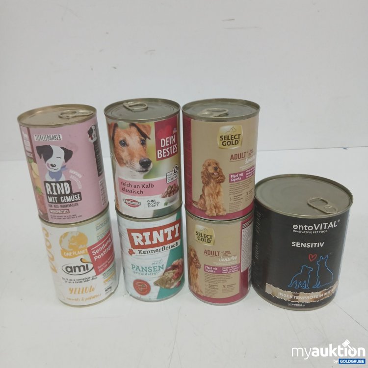 Artikel Nr. 984632: Diverses Hunde-Nassfutter lt. Bild 6x400g. 1x820g