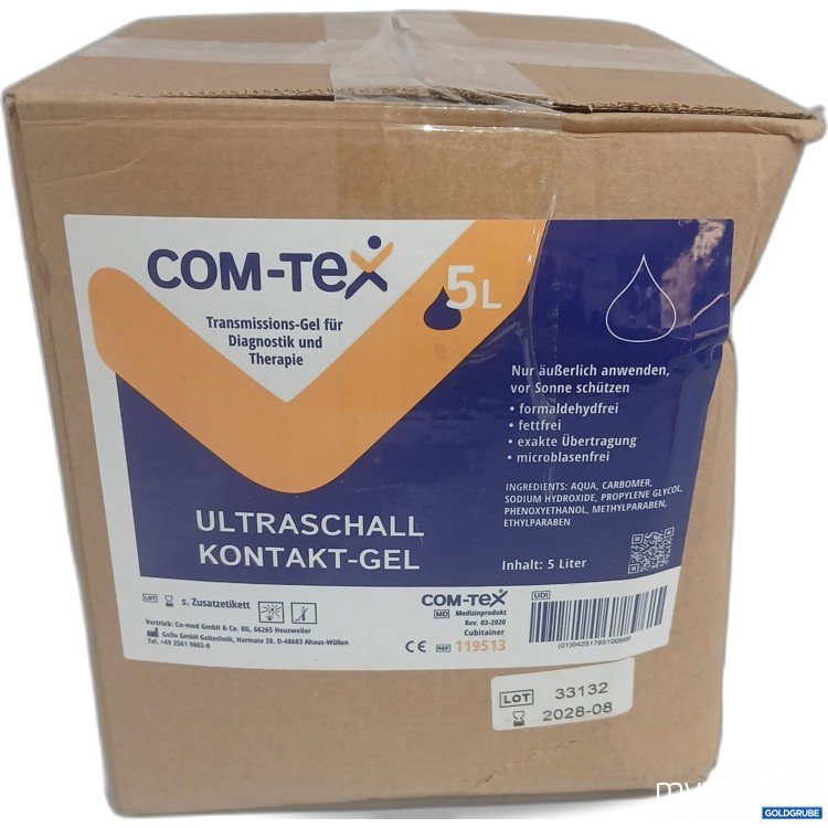 Artikel Nr. 996632 Artikel Nr. 996632: Com-Tex Ultraschall Kontakt Gel 5L