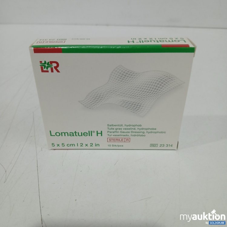 Artikel Nr. 467633 Artikel Nr. 467633: L&R Lomatuel H Paraffin Gauze Dressing 5 x5 cm 10stk
