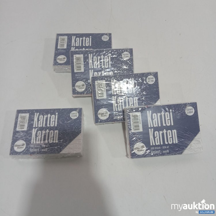 Artikel Nr. 522633 Artikel Nr. 522633: Ursus Kartei Karten 100 Stück A7 5er Pack