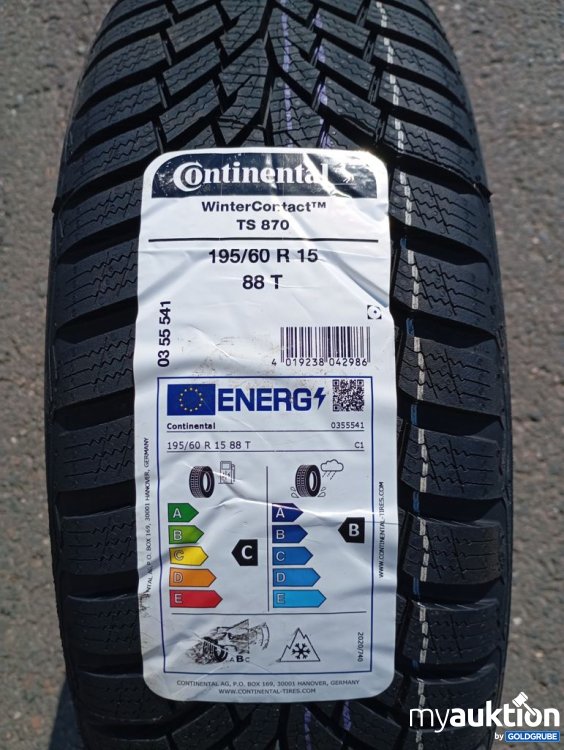Artikel Nr. 525633 Artikel Nr. 525633: Continental WinterContact TS 870 195/60 R15
