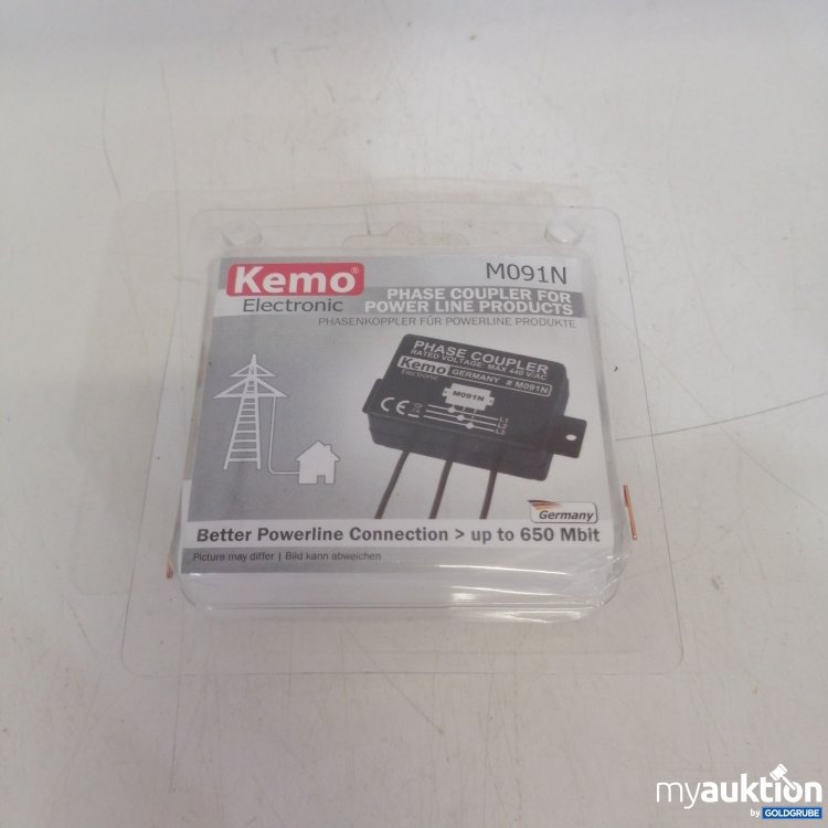 Artikel Nr. 672633 Artikel Nr. 672633: Kemo Phase Coupler for power line products M091N