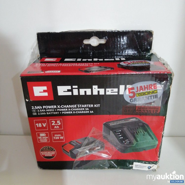 Artikel Nr. 684633: Einhell 2,5 Ah Power X- Change Starter Kit