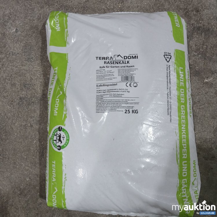 Artikel Nr. 973633: Terra Domi Rasenkalk 25kg 