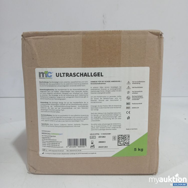 Artikel Nr. 996633 Artikel Nr. 996633: Mc Ultraschallgel 5kg