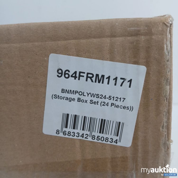 Artikel Nr. 446634 Artikel Nr. 446634: Nandy Home Aufbewahrungsbox Set 24 Stück