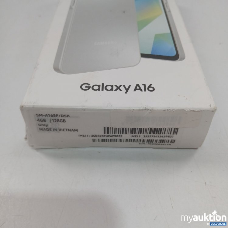 Artikel Nr. 868634 Artikel Nr. 868634: Samsung Galaxy A16 SM-A165F/DSB 4GB|128GB Gray