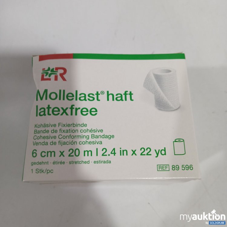 Artikel Nr. 885634: LR Mollelast haft latexfree Kohäsive Fixierbande 6cm x 20m 