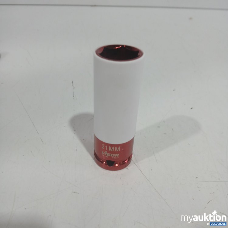 Artikel Nr. 445635 Artikel Nr. 445635: Vigor Steckschlüssel Einsatz 21mm
