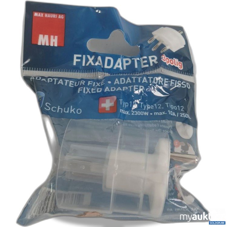 Artikel Nr. 446635 Artikel Nr. 446635: MH FIXADAPTER 3polig Typ12 250V 2300W