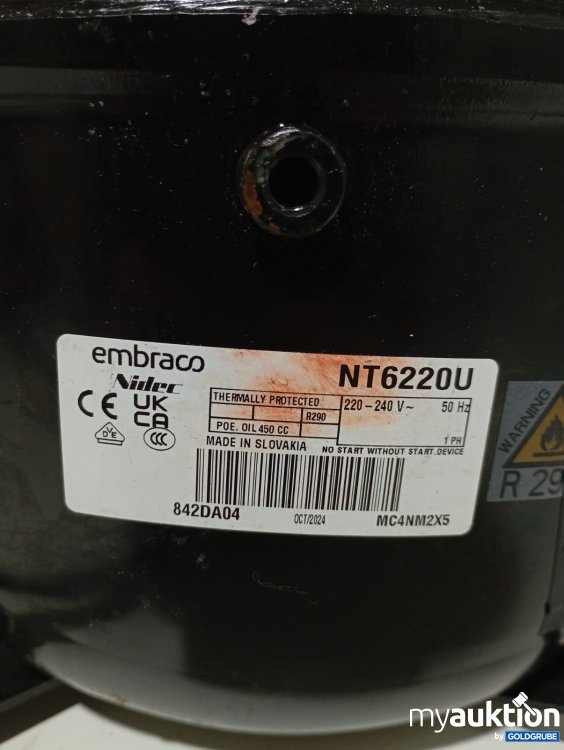 Artikel Nr. 471635 Artikel Nr. 471635: embraco NT6220U Kompressor