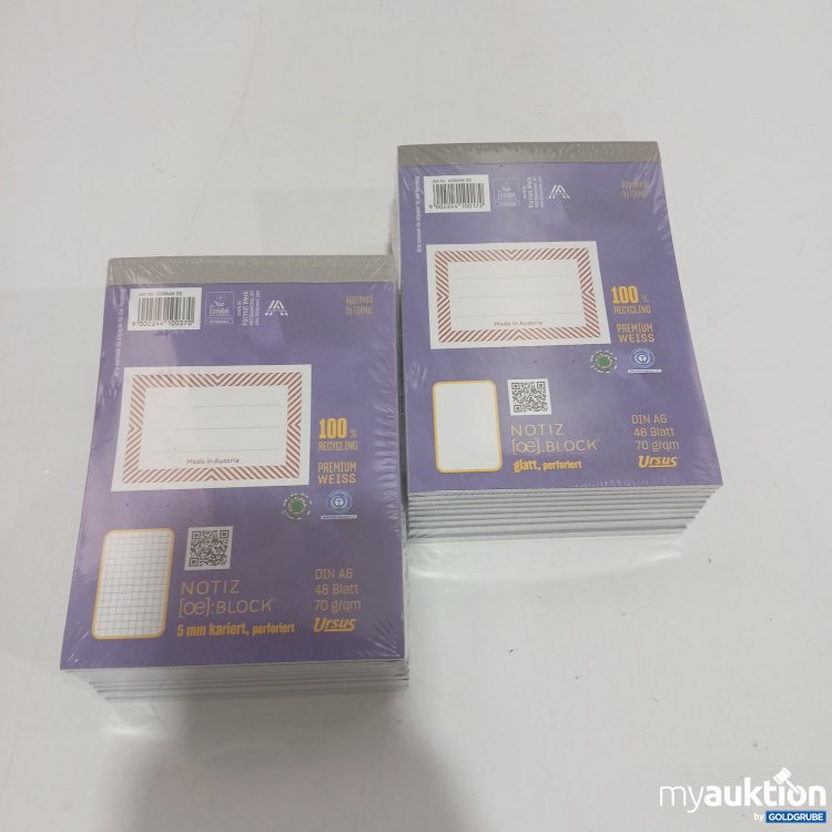 Artikel Nr. 522635 Artikel Nr. 522635: Ursus Notizbuch A6 2x 10 Stück