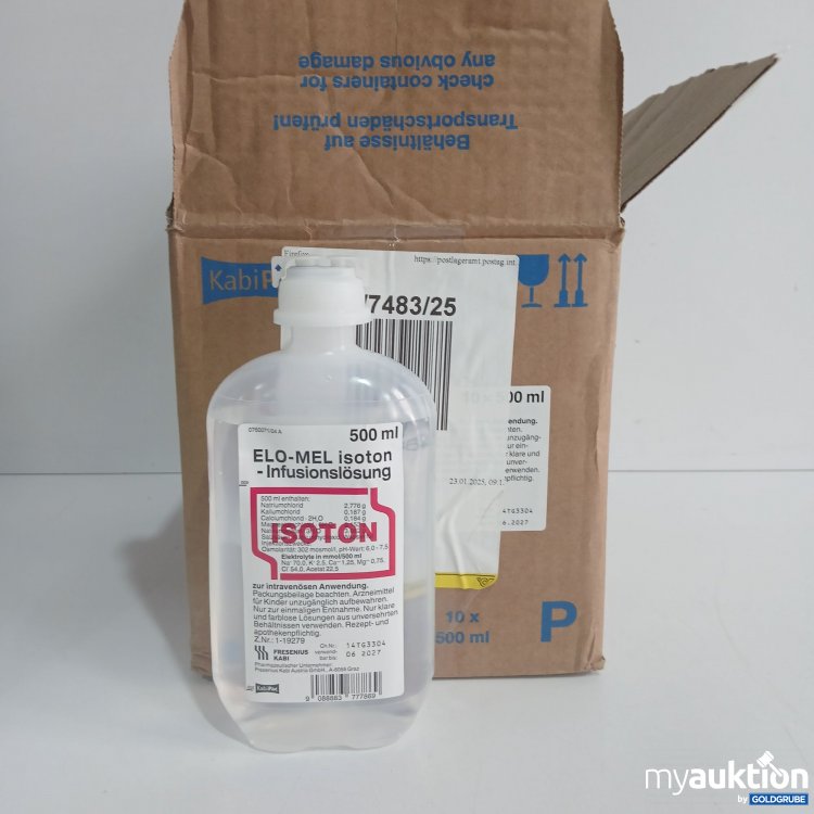 Artikel Nr. 833635 Artikel Nr. 833635: Elo-Mel isoton Infusionslösung 10x500ml