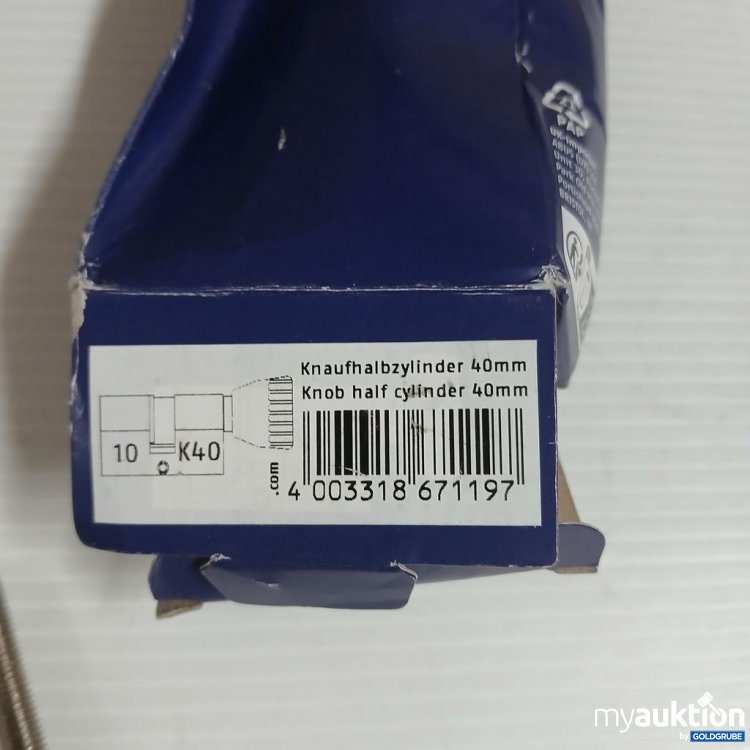 Artikel Nr. 932635: Knaufhalbzylinder 40 mm 5stk