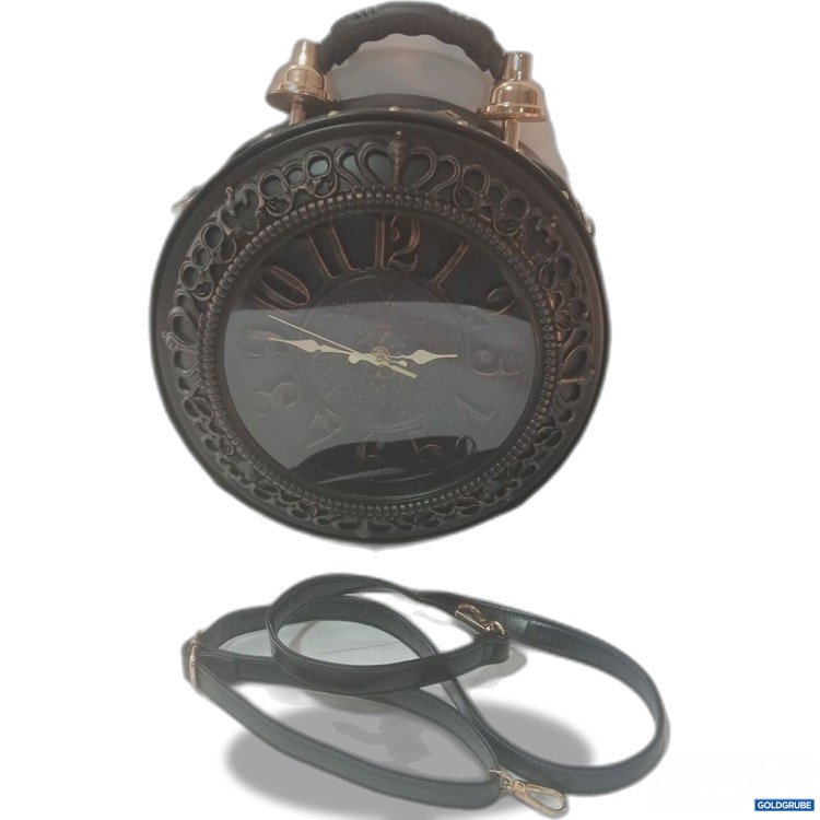 Artikel Nr. 939635: Handtasche Uhr Form Dm
 ca 32cm