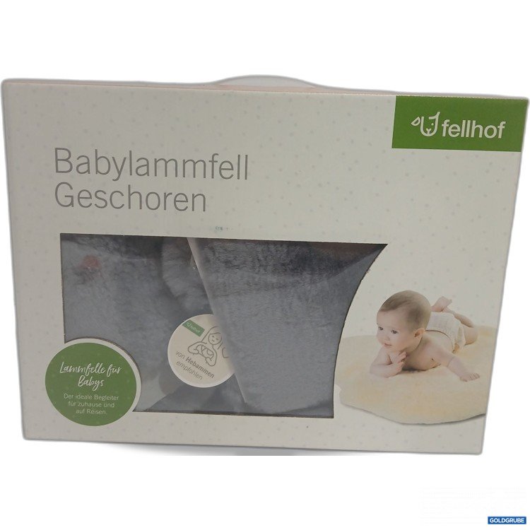 Artikel Nr. 971635 Artikel Nr. 971635: Fellhof Babylammfell geschoren 80-90cm grau