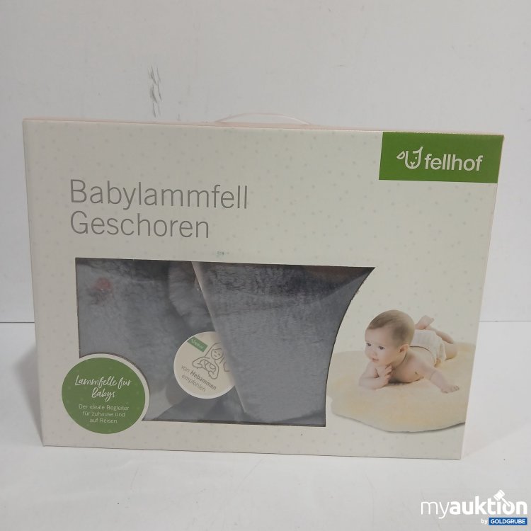 Artikel Nr. 971635 Artikel Nr. 971635: Fellhof Babylammfell geschoren 80-90cm grau