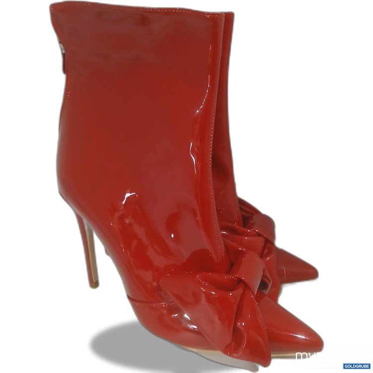 Artikel Nr. 462636: Stiefelette rot mit Schleife