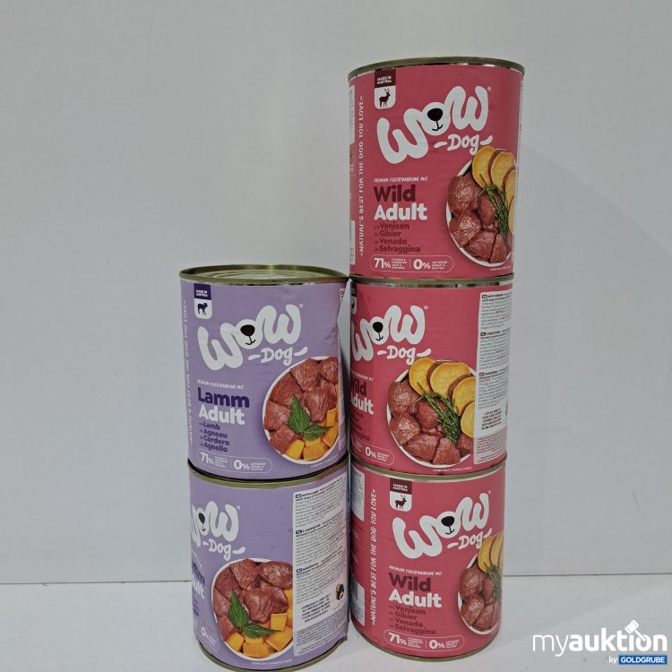 Artikel Nr. 818636 Artikel Nr. 818636: Wow Dog 5x 800g verschiedene Sorten lt. Foto