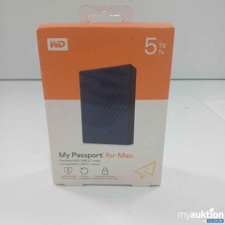 Artikel Nr. 868636 Artikel Nr. 868636: WD My Passport for Mac 5TB