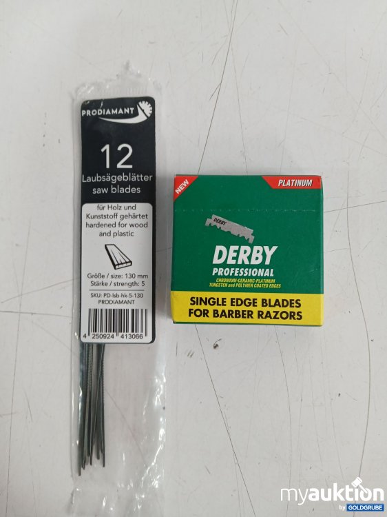 Artikel Nr. 933636 Artikel Nr. 933636: PRODIAMANT Laubsägeblätter & DERBY Klingen