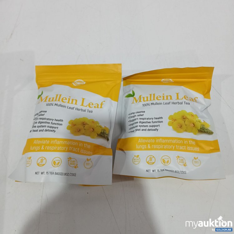 Artikel Nr. 523637 Artikel Nr. 523637: Mullein Leaf 100% Mullein Leaf Herbal Tea 2x15stk