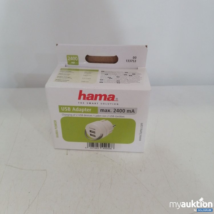 Artikel Nr. 672637 Artikel Nr. 672637: Hama USB Adapter