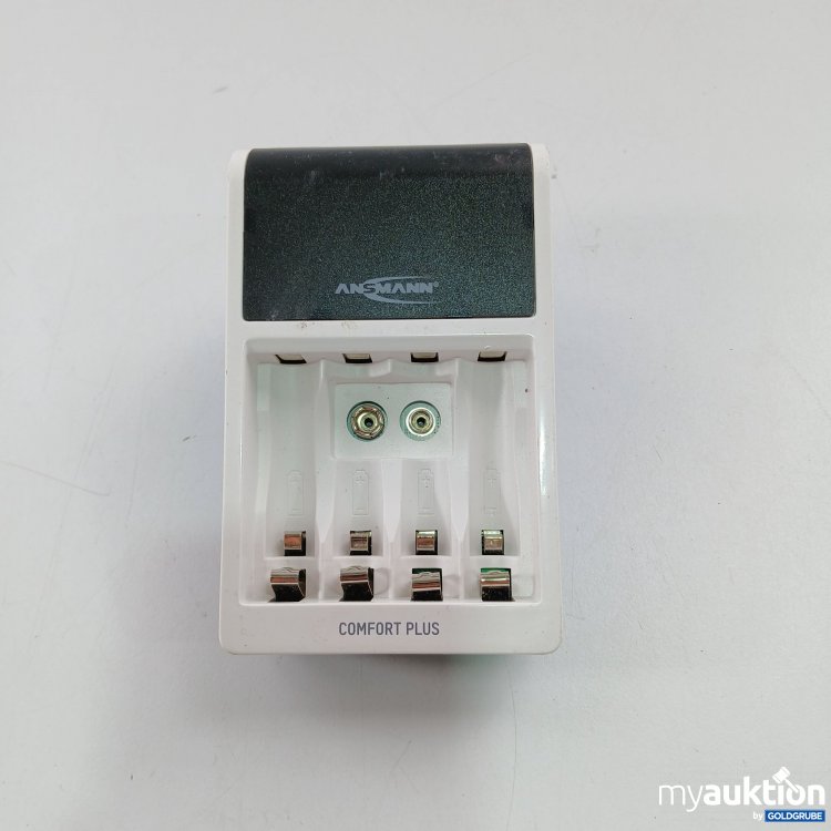 Artikel Nr. 803637 Artikel Nr. 803637: ANSMANN Comfort Plus AA, AAA & 9V Akku-Ladegerät