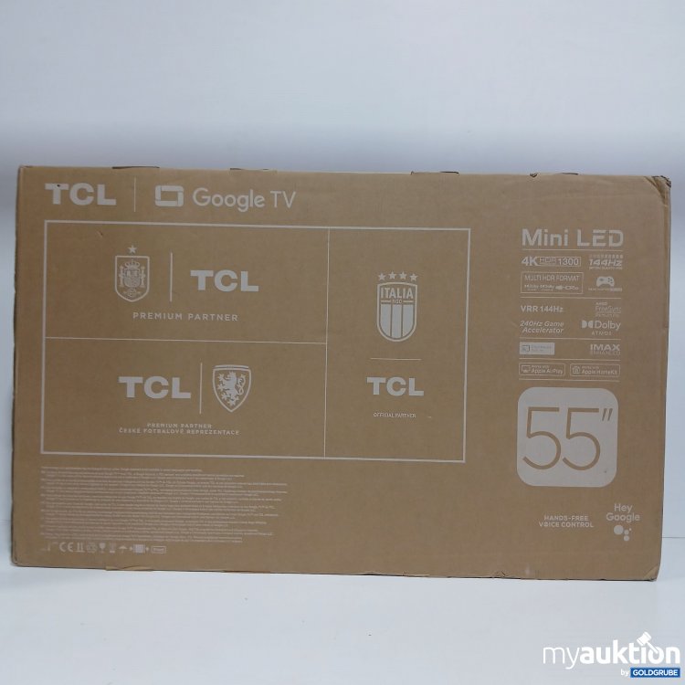 Artikel Nr. 804637 Artikel Nr. 804637: TCL Googl TV Qled 4K TV Mini Led 55"55QM8B