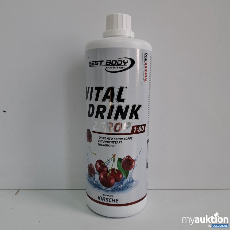 Artikel Nr. 816637 Artikel Nr. 816637: Best Body Nutrion Vital Drink Zero Kirsche 1000ml