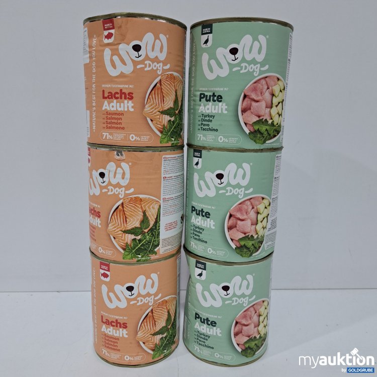 Artikel Nr. 818637 Artikel Nr. 818637: Wow Dog 6x 800g verschiedene Sorten lt. Foto